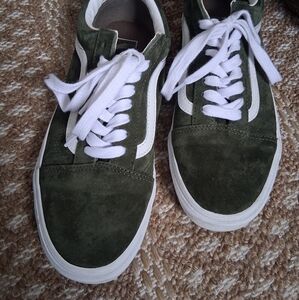 Vans Old Skool Pig Suede Green Sneakers
